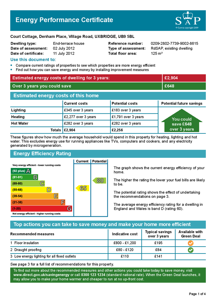 Court Cottage - Denh